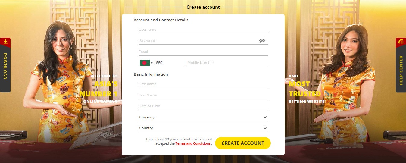 dafabet registartion