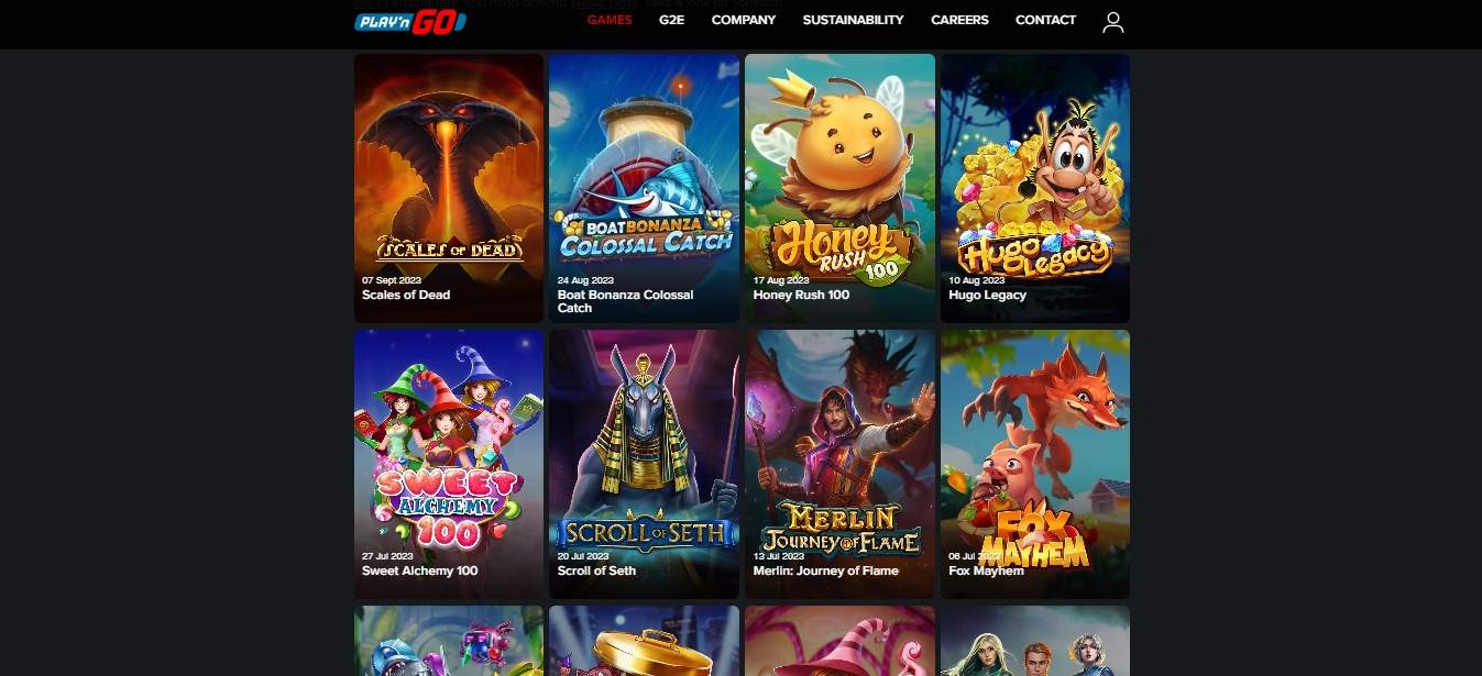 Play'n GO Games