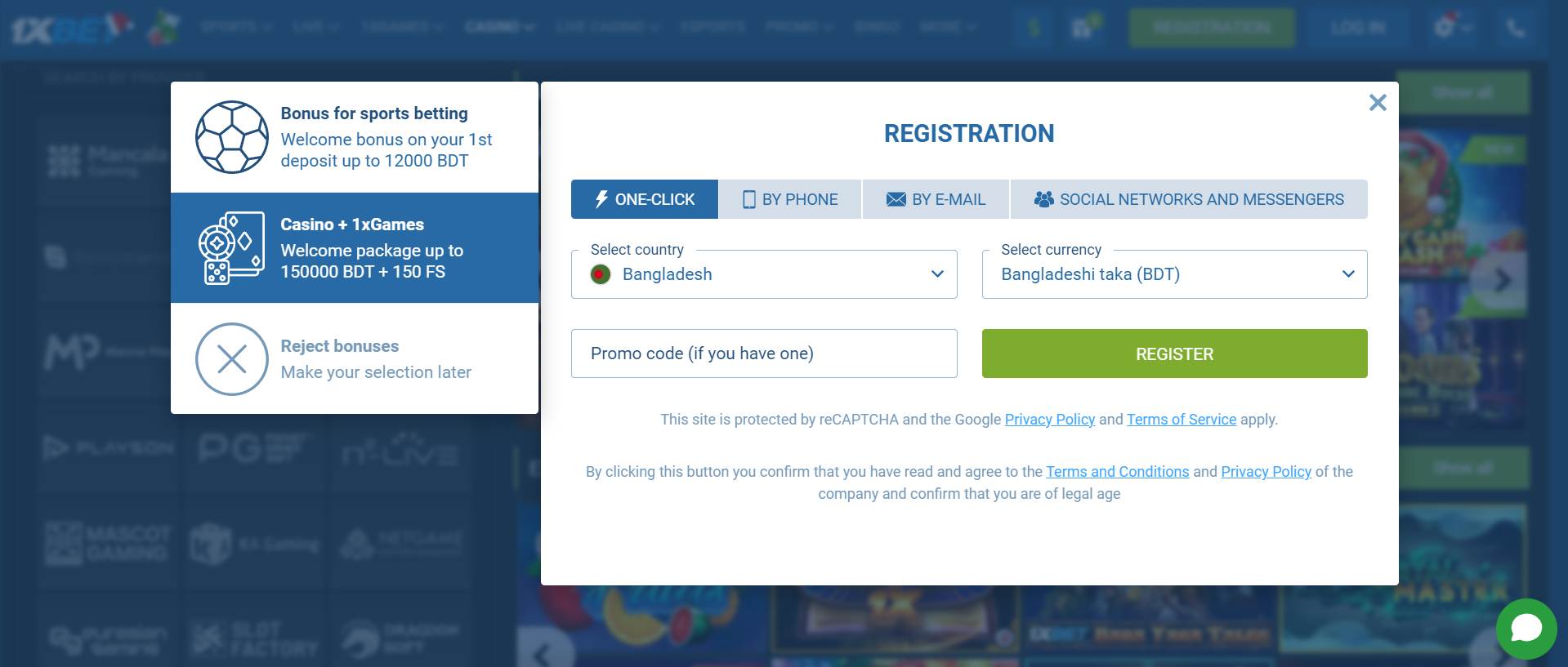 1xbet casino review