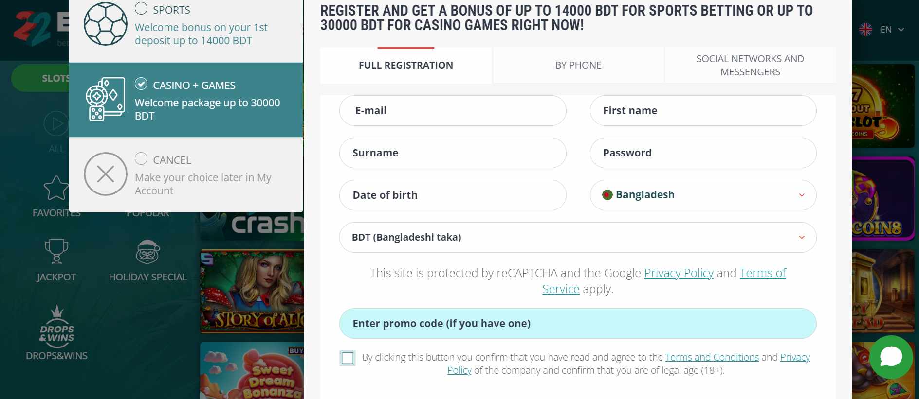 Review of 22Bet Bangladesh