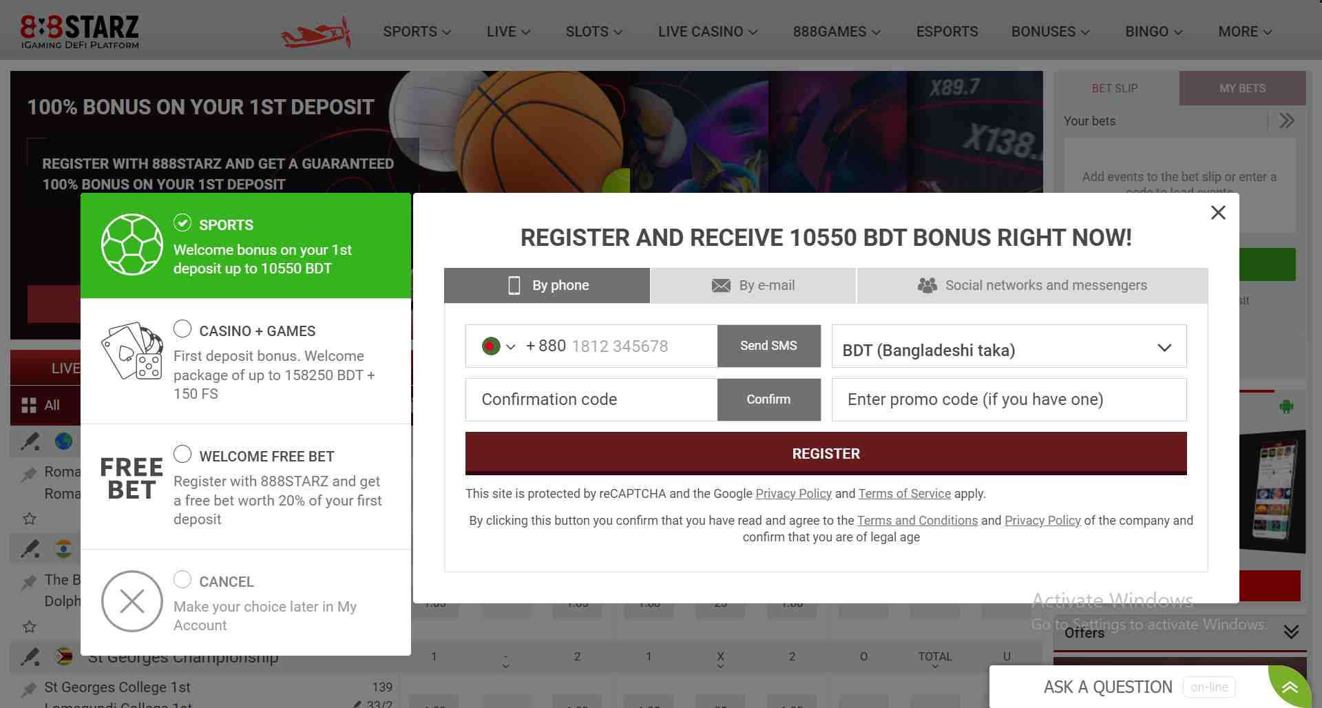 888starz registration