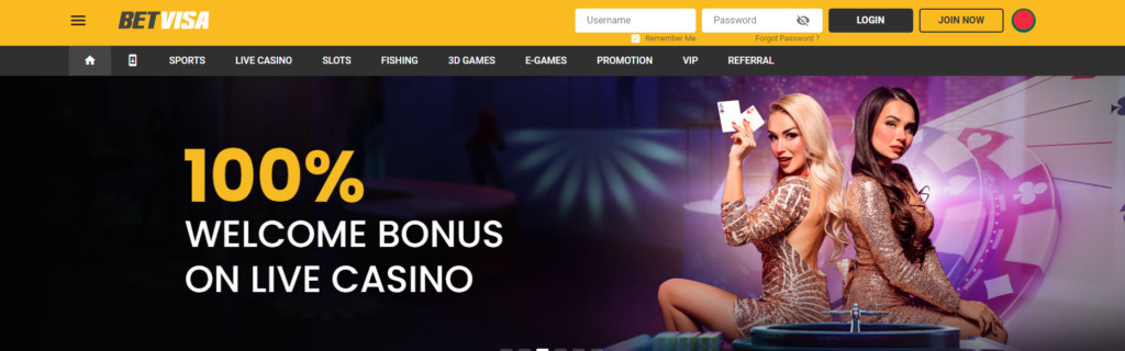 BetVisa welcome bonus