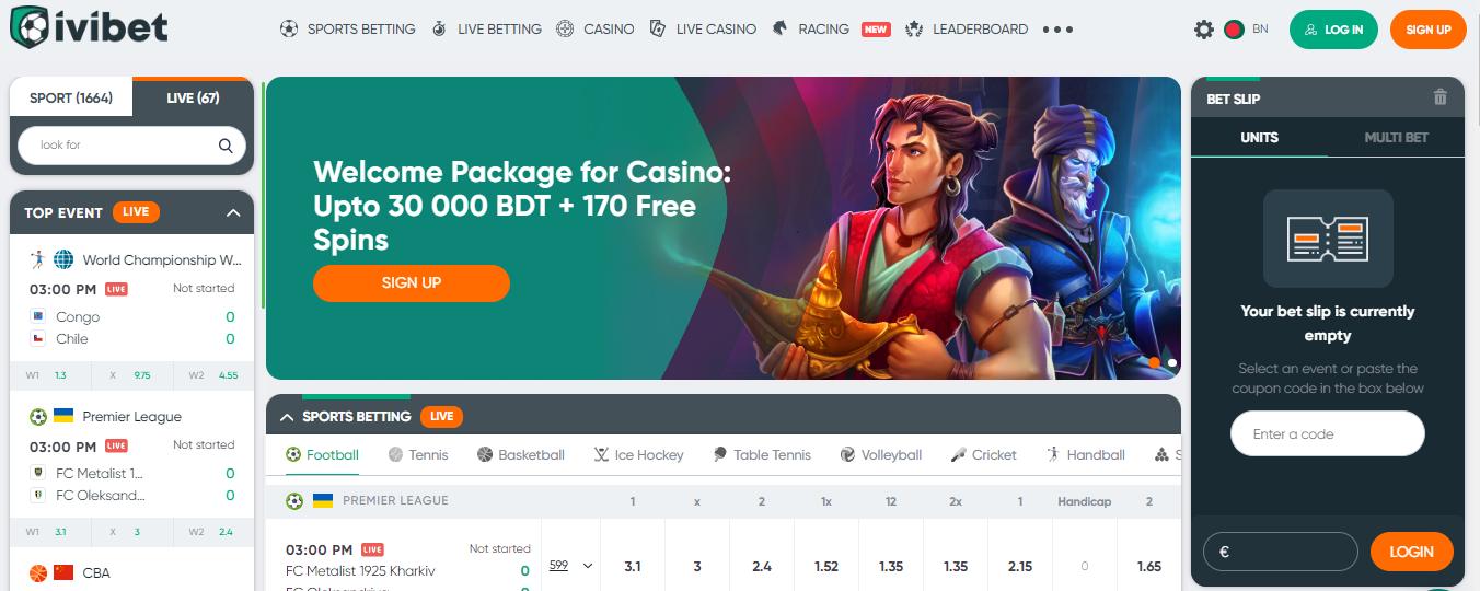 Ivibet Casino Mane Page EN