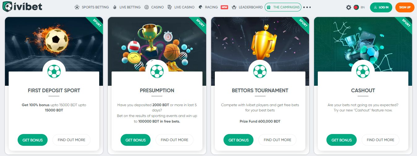 Ivibet Sport Betting Bonuses EN