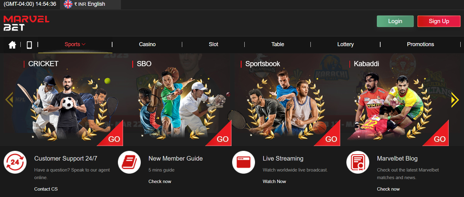 Sports betting at Marvelbet Bangladesh