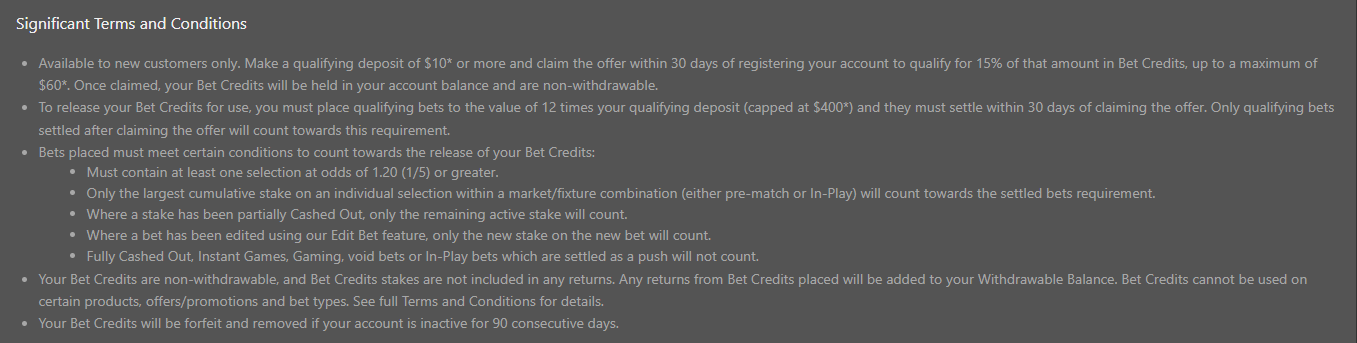bet365 review bonus