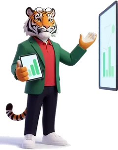 Bagh Mama, the AI match-read tiger (illustration)
