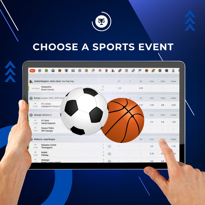choose a sports event