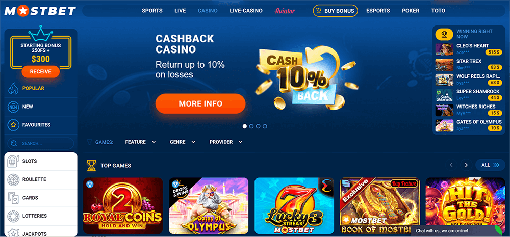mostbet casino