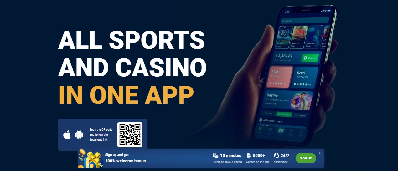 20Bet Casino Mobile App en